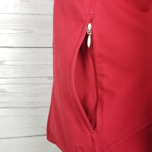 Lucy Athletic Zip-Up Red Jacket - Picture 5 of 8